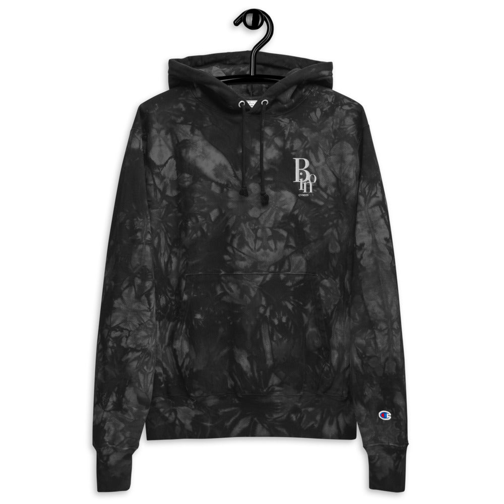 tie dye embroidered hoodie.